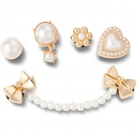 Jibbitz Pearly Gold charm 5 units - Golden обувни,аксесоари,jibbitz,pearly,gold,charm,5,units,golden