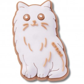 Jibbitz Persian Cat charm - White обувни,аксесоари,jibbitz,persian,cat,charm,white