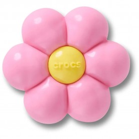 Jibbitz Puffy Pink Flower charm - Pink обувни,аксесоари,jibbitz,puffy,pink,flower,charm,pink