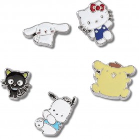 Jibbitz Sanrio HKF Enamel charm 5 units - Multicolor обувни,аксесоари,jibbitz,sanrio,hkf,enamel,charm,5,units,multicolor