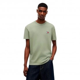 Тениска Tommy hilfiger DM0DM20322 short sleeve T-shirt - Green (Spring Olive) тениска,мъжки,тениски,дамски,тениски,tommy,hilfiger,dm0dm20322,short,sleeve,t,shirt,green,(spring,olive)