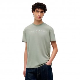 тениска,мъжки,тениски,дамски,тениски,tommy,hilfiger,dm0dm20744,short,sleeve,t,shirt,green,(spring,olive)