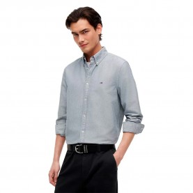 Риза с дълъг ръкав Tommy hilfiger DM0DM21298 long sleeve shirt - Grey (Dark Night Navy) риза,с,дълъг,ръкав,дамски,ризи,мъжки,ризи,tommy,hilfiger,dm0dm21298,long,sleeve,shirt,grey,(dark,night,navy)