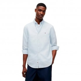 Риза с дълъг ръкав Tommy hilfiger DM0DM21298 long sleeve shirt - Blue (Sweet Blue) риза,с,дълъг,ръкав,дамски,ризи,мъжки,ризи,tommy,hilfiger,dm0dm21298,long,sleeve,shirt,blue,(sweet,blue)