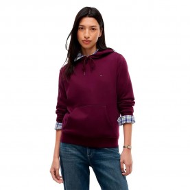 Суичър Tommy hilfiger DW0DW19958 hoodie - Purple (Calypso Berry) суичър,дамски,блузи,tommy,hilfiger,dw0dw19958,hoodie,purple,(calypso,berry)
