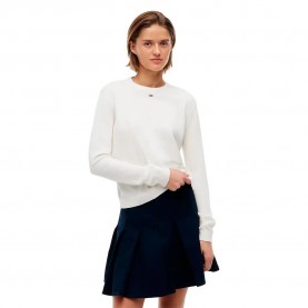 Блуза Tommy hilfiger DW0DW20159 sweater - White (Ancient White) блуза,мъжки,пуловери,дамски,пуловери,tommy,hilfiger,dw0dw20159,sweater,white,(ancient,white)