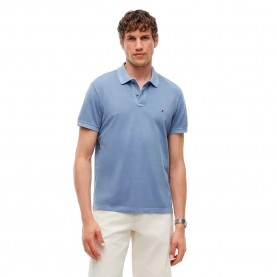 Tommy hilfiger Garment Dye short sleeve polo - Blue (Brisk Blue) дамски,блузи,с,яка,мъжки,блузи,с,яка,tommy,hilfiger,garment,dye,short,sleeve,polo,blue,(brisk,blue)