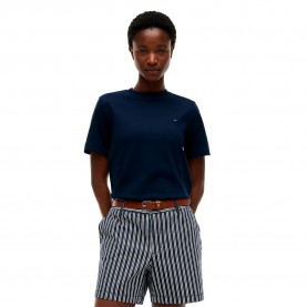 тениска,мъжки,тениски,дамски,тениски,tommy,hilfiger,interlock,boxy,fit,short,sleeve,t,shirt,blue,(dark,night,navy)