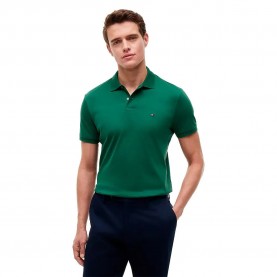 Tommy hilfiger Liqui Seasonal short sleeve polo - Green (Street Green) дамски,блузи,с,яка,мъжки,блузи,с,яка,tommy,hilfiger,liqui,seasonal,short,sleeve,polo,green,(street,green)
