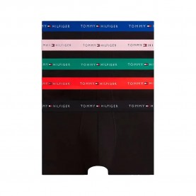 боксерки,мъжко,бельо,tommy,hilfiger,um0um03893,trunk,boxers,5,units,black,(black,black,fire,red,bon,pink,alaskan,green,no,blue)