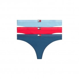 дамско,бельо,дамски,бикини,и,танкини,tommy,hilfiger,uw0uw06139,thong,3,units,blue,pink,(vivid,pink,light,powder,blue,aqua,sea)