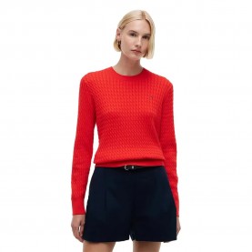 Блуза Tommy hilfiger WW0WW44993 sweater - Red (Fire Red) блуза,мъжки,пуловери,дамски,пуловери,tommy,hilfiger,ww0ww44993,sweater,red,(fire,red)