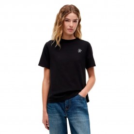тениска,мъжки,тениски,дамски,тениски,tommy,hilfiger,ww0ww49941,short,sleeve,t,shirt,black,(black)