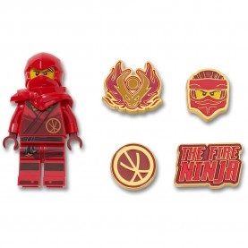 Jibbitz 4LW Ninjago Kai charm 5 units - Red обувни,аксесоари,jibbitz,4lw,ninjago,kai,charm,5,units,red