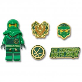 Jibbitz 4LW Ninjago Lloyd charm 5 units - Green обувни,аксесоари,jibbitz,4lw,ninjago,lloyd,charm,5,units,green