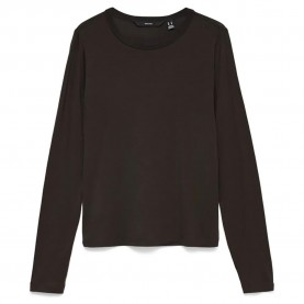 Тениска Vero moda Ada long sleeve T-shirt - Brown (Chocolate Torte) тениска,мъжки,тениски,дамски,тениски,vero,moda,ada,long,sleeve,t,shirt,brown,(chocolate,torte)