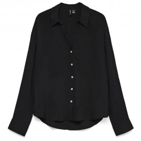 риза,с,дълъг,ръкав,дамски,ризи,мъжки,ризи,vero,moda,aura,long,sleeve,shirt,black,(black)