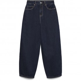 Дънки Vero moda Billie 10348147 Barrel Fit high waist jeans - Blue (Dark Blue Denim / Detail Rinse) дънки,мъжки,панталони,дамски,панталони,vero,moda,billie,10348147,barrel,fit,high,waist,jeans,blue,(dark,blue,denim,detail,rinse)