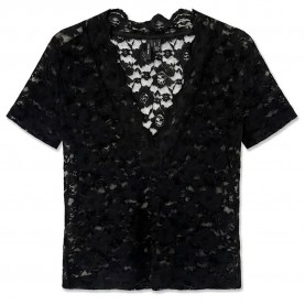 Тениска Vero moda Dea short sleeve v neck T-shirt - Black (Black) тениска,мъжки,тениски,дамски,тениски,vero,moda,dea,short,sleeve,v,neck,t,shirt,black,(black)