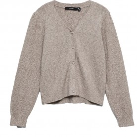 Жилетка Vero moda Doffy cardigan - Beige (Moon Rock / Detail Melange) жилетка,мъжки,пуловери,дамски,пуловери,vero,moda,doffy,cardigan,beige,(moon,rock,detail,melange)