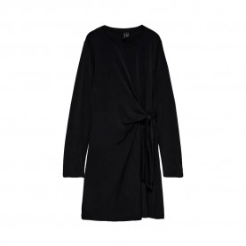 Рокля Vero moda Jill long sleeve short dress - Black (Black) рокля,дамски,поли,и,рокли,vero,moda,jill,long,sleeve,short,dress,black,(black)
