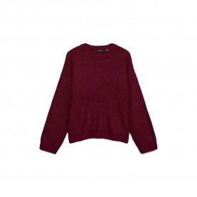 Блуза Vero moda Lea sweater - Red (Windsor Wine) блуза,мъжки,пуловери,дамски,пуловери,vero,moda,lea,sweater,red,(windsor,wine)