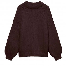 Блуза Vero moda Maybe sweater - Brown (Chocolate Torte) блуза,мъжки,пуловери,дамски,пуловери,vero,moda,maybe,sweater,brown,(chocolate,torte)