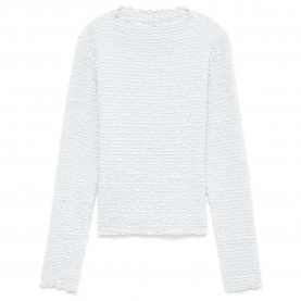 Тениска Vero moda Zia long sleeve T-shirt - White (Bright White) тениска,мъжки,тениски,дамски,тениски,vero,moda,zia,long,sleeve,t,shirt,white,(bright,white)