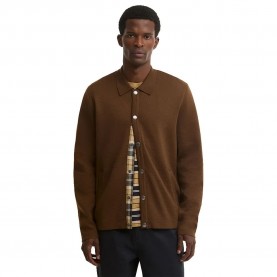 Жилетка Barbour Florcombe cardigan - Brown (Dark Sand) жилетка,мъжки,пуловери,дамски,пуловери,barbour,florcombe,cardigan,brown,(dark,sand)