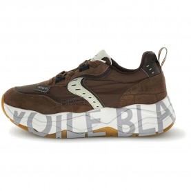 Маратонки Voile blanche CLUB105 trainers - Brown (Brown / Dark Brown) маратонки,мъжки,маратонки,дамски,маратонки,voile,blanche,club105,trainers,brown,(brown,dark,brown)