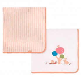 Boboli 234087 blanket - Orange (Stripes) други,аксесоари,boboli,234087,blanket,orange,(stripes)