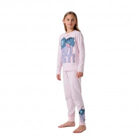 Пижама Name it Anda Stitch long sleeve pyjama - Pink (Cradle Pink) пижама,детски,пижами,name,it,anda,stitch,long,sleeve,pyjama,pink,(cradle,pink)