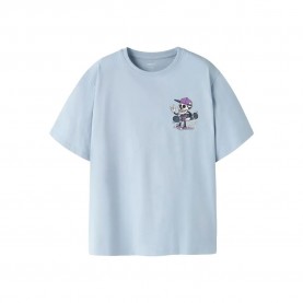 Тениска Name it Lasse short sleeve T-shirt - Blue (Subdued Blue) тениска,мъжки,тениски,дамски,тениски,name,it,lasse,short,sleeve,t,shirt,blue,(subdued,blue)