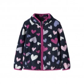 Яке Name it Meeko Fleece jacket - Blue (Dark Sapphire / AOP Hearts) яке,мъжки,якета,дамски,якета,и,палта,name,it,meeko,fleece,jacket,blue,(dark,sapphire,aop,hearts)