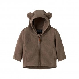 Яке Name it Meeko Fleece jacket - Brown (Walnut) яке,мъжки,якета,дамски,якета,и,палта,name,it,meeko,fleece,jacket,brown,(walnut)