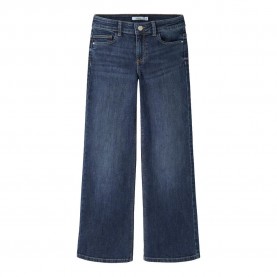 Дънки Name it Polly Wide Leg jeans - Blue (Dark Blue Denim) дънки,мъжки,панталони,дамски,панталони,name,it,polly,wide,leg,jeans,blue,(dark,blue,denim)