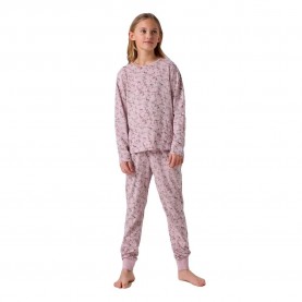 Пижама Name it Violet Flower long sleeve pyjama - Pink (Violet Ice) пижама,детски,пижами,name,it,violet,flower,long,sleeve,pyjama,pink,(violet,ice)