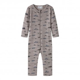 Name it Wang long sleeve sleepsuit - Grey (Satellite / AOP Highway) детски,пижами,name,it,wang,long,sleeve,sleepsuit,grey,(satellite,aop,highway)