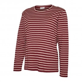 Тениска Mamalicious Amila Vita Maternity long sleeve T-shirt - Red (Windsor Wine / Stripes Snow White) тениска,мъжки,тениски,дамски,тениски,mamalicious,amila,vita,maternity,long,sleeve,t,shirt,red,(windsor,wine,stripes,snow,white)