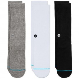 чорапи,мъжки,чорапи,дамски,чорапи,stance,icon,socks,3,pairs,multicolor,(multicolor)