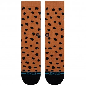 Чорапи Stance Leopard crew socks - Brown (Brown) чорапи,мъжки,чорапи,дамски,чорапи,stance,leopard,crew,socks,brown,(brown)
