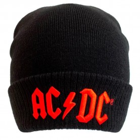 Шапка Heroes inc ACDC Applique Logo beanie - Black (Black) шапка,всички,шапки,heroes,inc,acdc,applique,logo,beanie,black,(black)