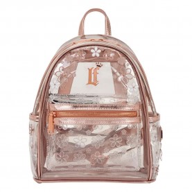 раница,раници,loungefly,clear,floral,backpack,clear,pink,(multicolor)