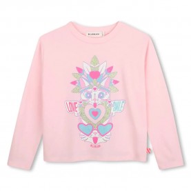 Тениска Billieblush U22383 long sleeve T-shirt - Pink (Pink) тениска,мъжки,тениски,дамски,тениски,billieblush,u22383,long,sleeve,t,shirt,pink,(pink)