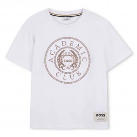 Тениска BOSS J53411 short sleeve T-shirt - White (White) тениска,мъжки,тениски,дамски,тениски,boss,j53411,short,sleeve,t,shirt,white,(white)