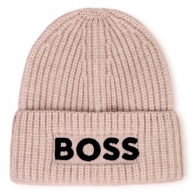 Юношеска шапка BOSS J53585 junior beanie - Beige (Raw Marbled) юношеска,шапка,всички,шапки,boss,j53585,junior,beanie,beige,(raw,marbled)