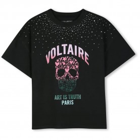 Тениска Zadig & voltaire X60792 short sleeve T-shirt - Black (Darkness) тениска,мъжки,тениски,дамски,тениски,zadig,&,voltaire,x60792,short,sleeve,t,shirt,black,(darkness)