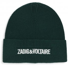 Юношеска шапка Zadig & voltaire X60885 junior beanie - Green (Selva) юношеска,шапка,всички,шапки,zadig,&,voltaire,x60885,junior,beanie,green,(selva)