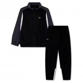 Lacoste Off Court Woven long sleeve set - Black (Black) детски,екипи,lacoste,off,court,woven,long,sleeve,set,black,(black)
