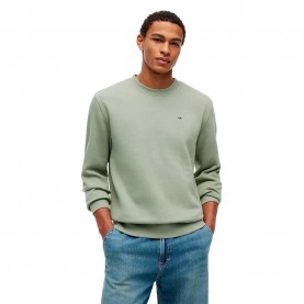 Блуза Tommy jeans DM0DM20741 sweatshirt - Green (Spring Olive) блуза,мъжки,пуловери,tommy,jeans,dm0dm20741,sweatshirt,green,(spring,olive)